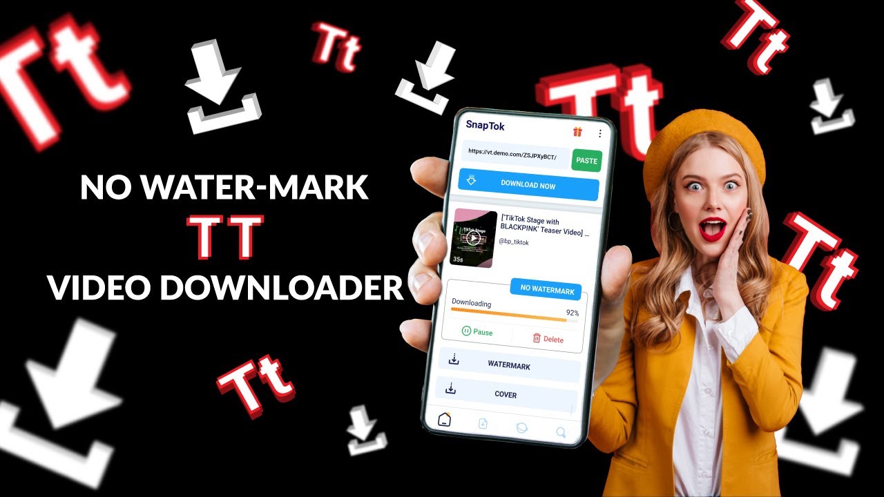 SnapTok: TikTok Video Downloader without Watermark