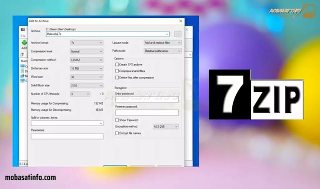 برنامج فك الضغط 7zip