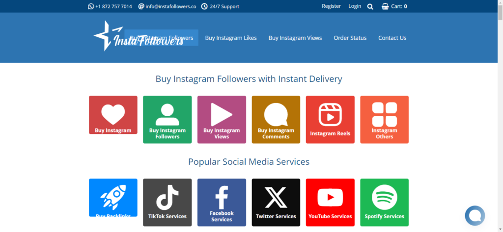 موقع زيادة المشاهدات انستا&nbsp;instafollowers.co